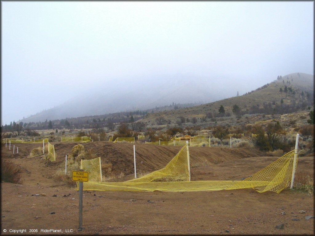 Terrain example at Honey Lake Motocross Park Track