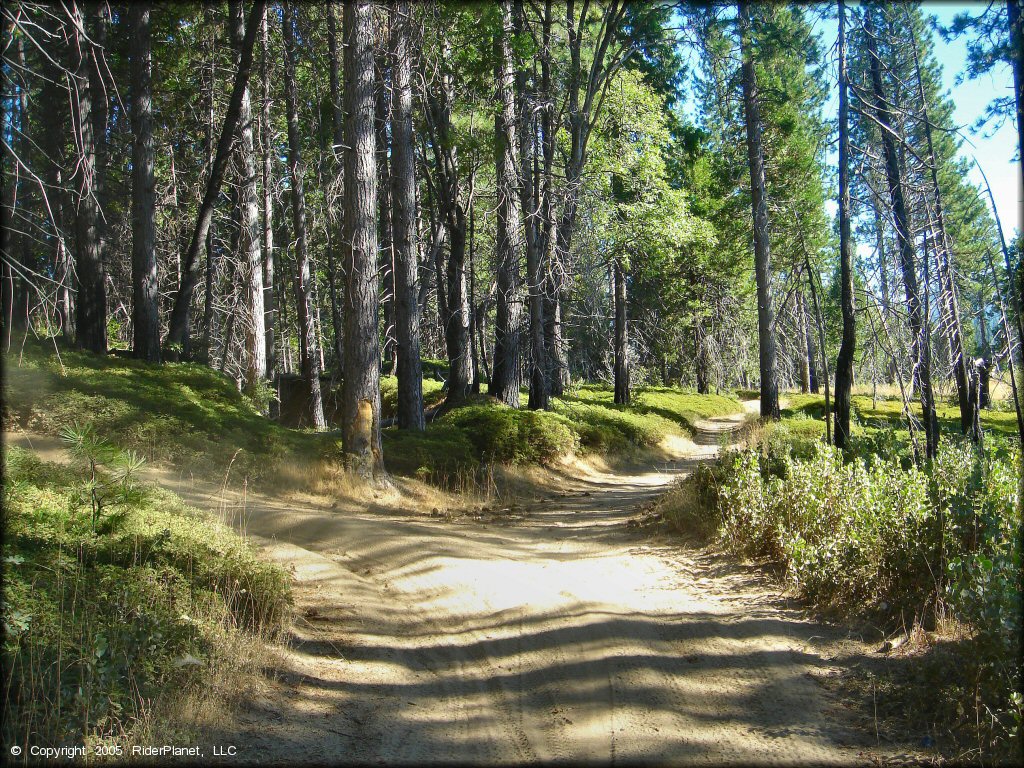 Terrain example at Miami Creek OHV Area Trail