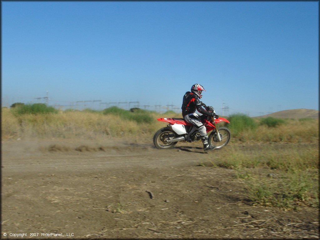 Honda CRF Motorcycle at Jasper Sears OHV Area Trail