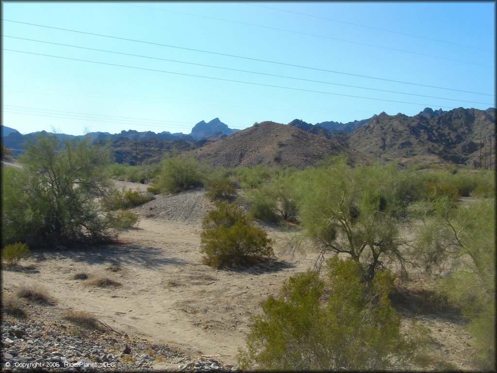 Scenic view at Copper Basin Dunes OHV Area