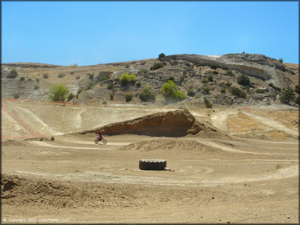 Motorcycle at Diablo MX Ranch Track