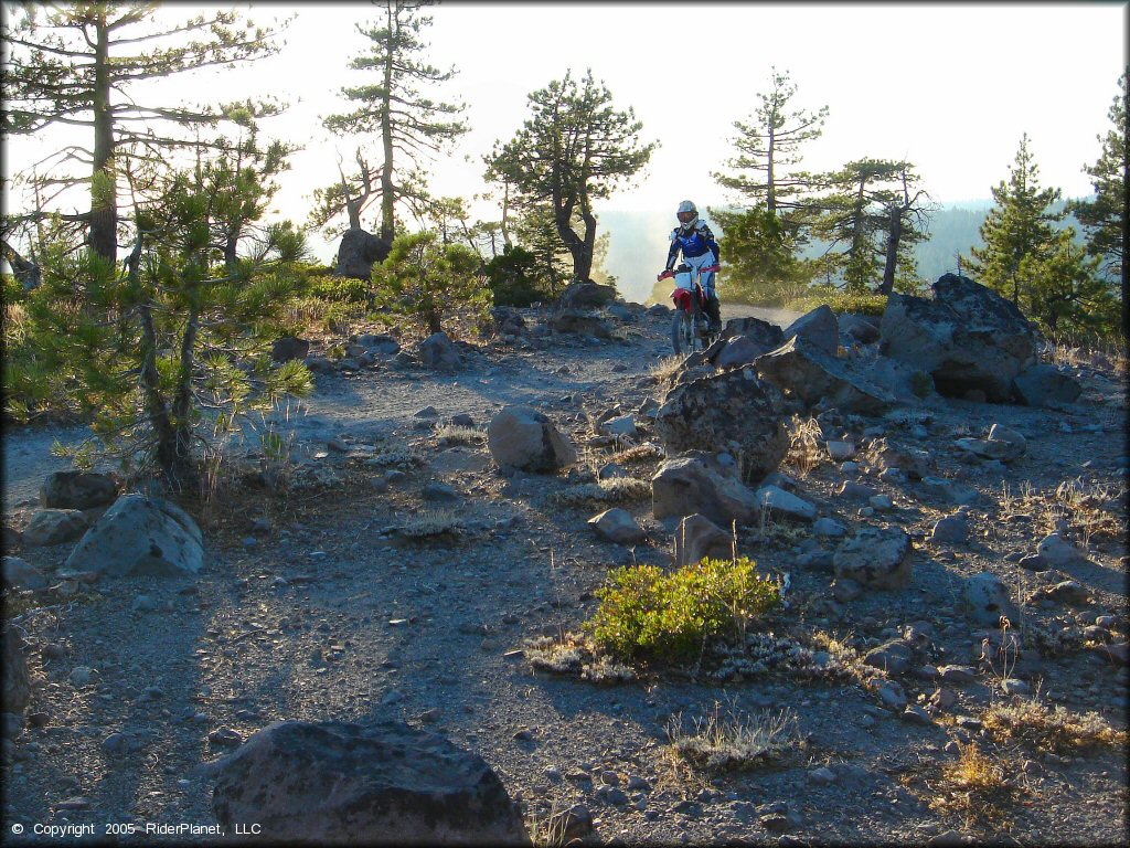 Honda CRF Motorcycle at Black Springs OHV Network Trail