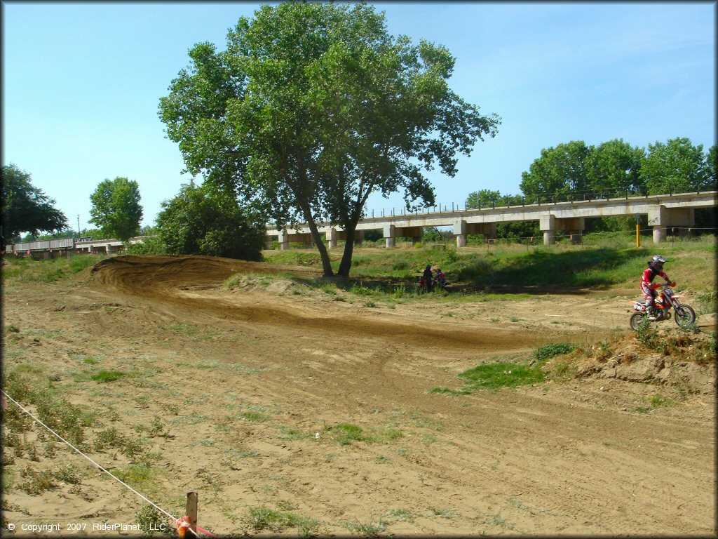 Honda CRF Motorcycle at E-Street MX Track