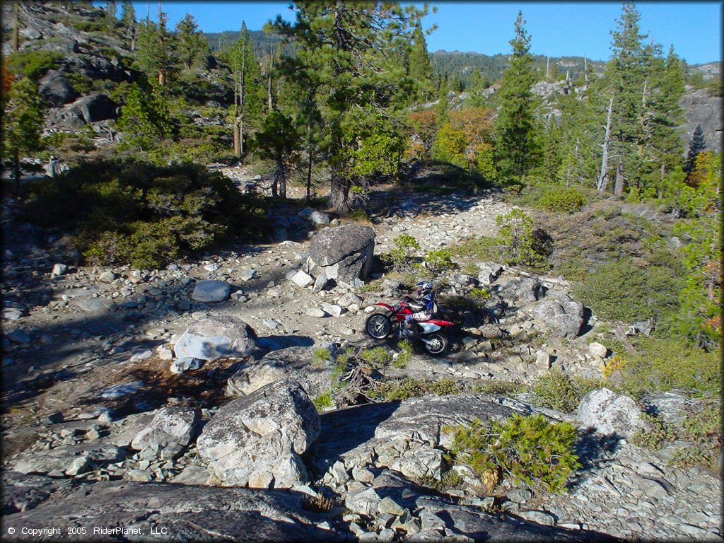 Honda CRF Motorcycle at Indian Springs Trail