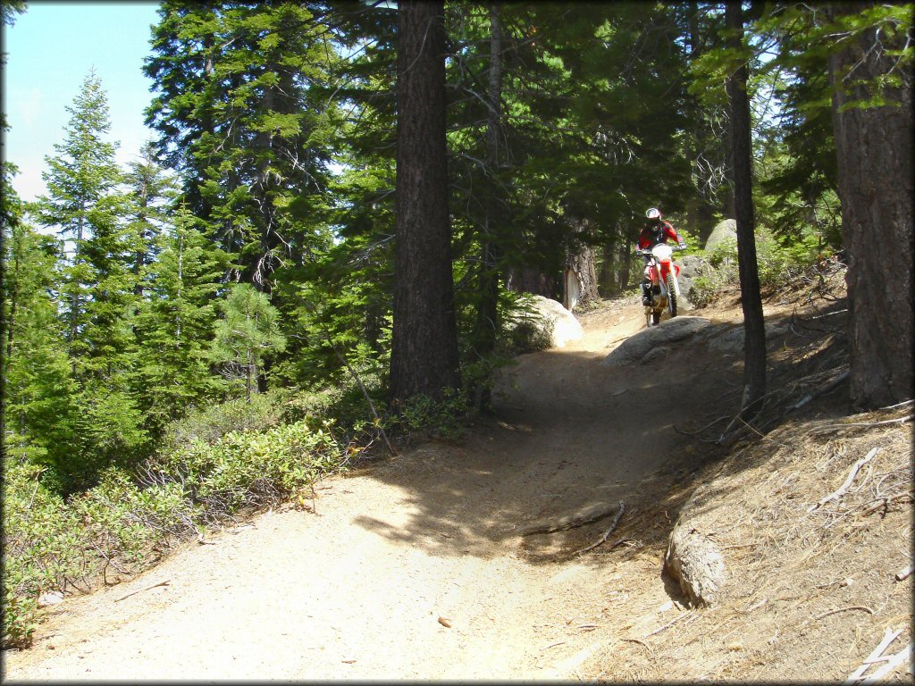 Honda CRF Dirt Bike at Twin Peaks And Sand Pit Trail