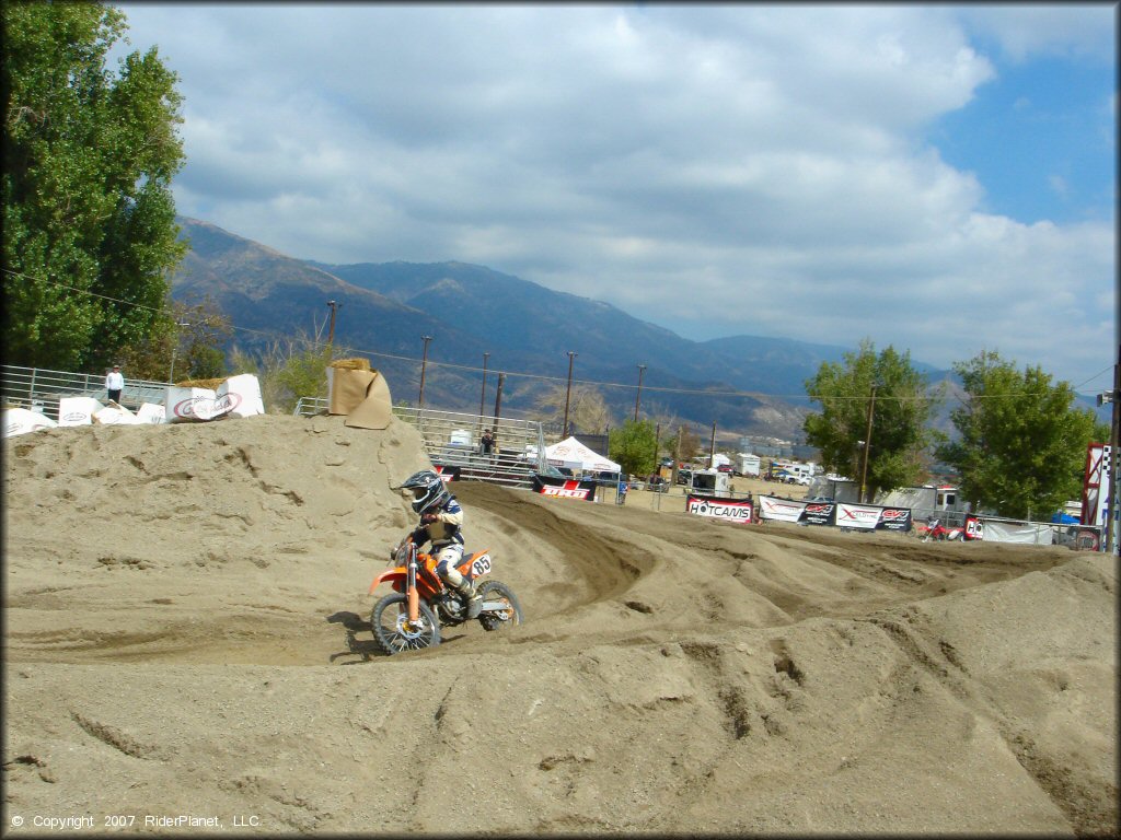 KTM Trail Bike at Glen Helen OHV Area