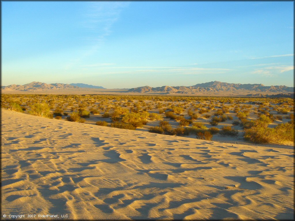 Some terrain at Rasor OHV Area