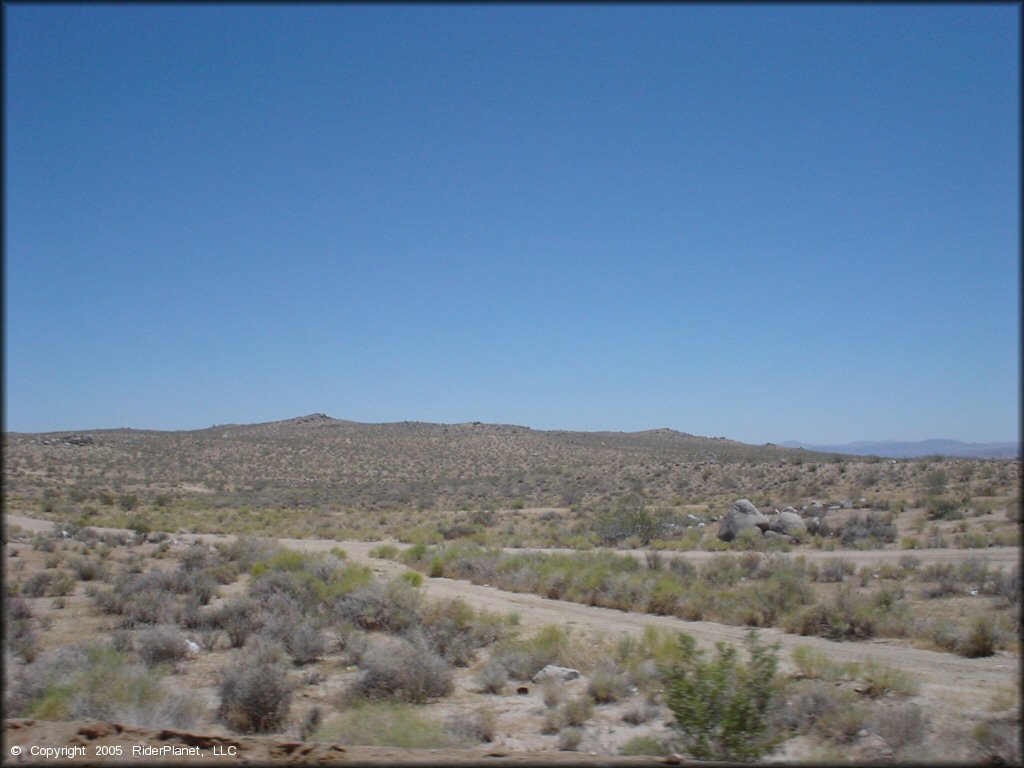 Scenic view of Spangler Hills OHV Area Trail