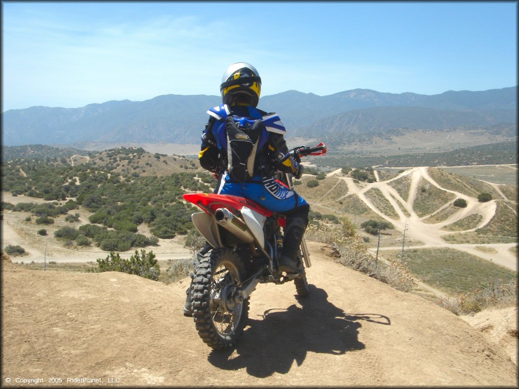 Honda CRF Dirt Bike at Hungry Valley SVRA OHV Area