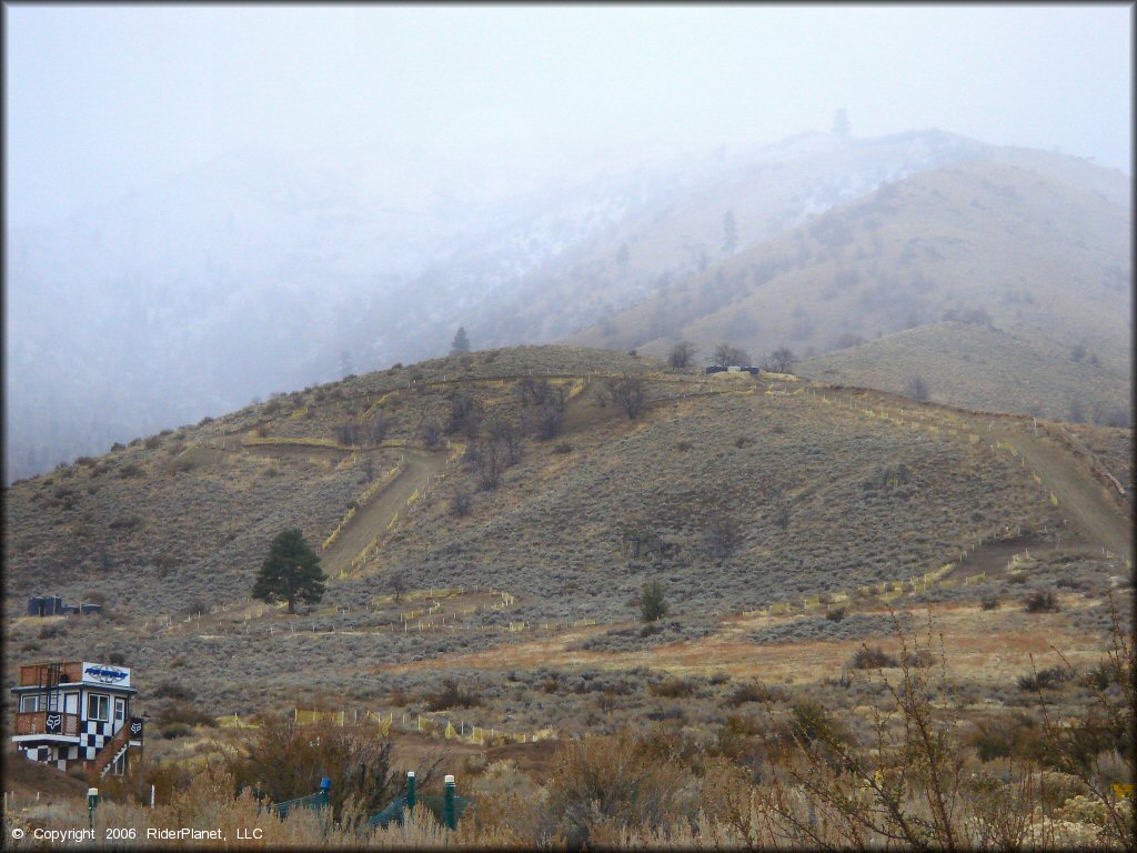 Some terrain at Honey Lake Motocross Park Track