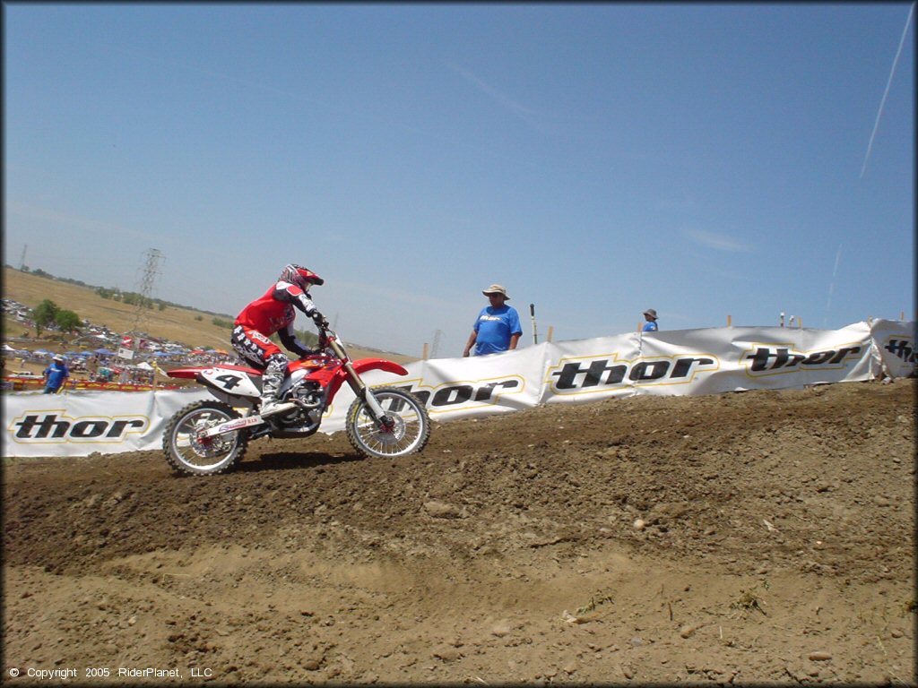 Honda CRF Motorcycle at Prairie City SVRA OHV Area