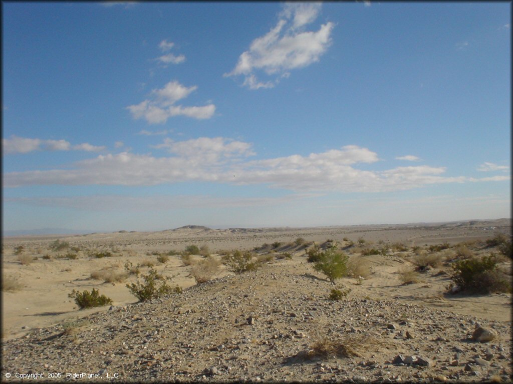 Example of terrain at Ocotillo Wells SVRA Trail