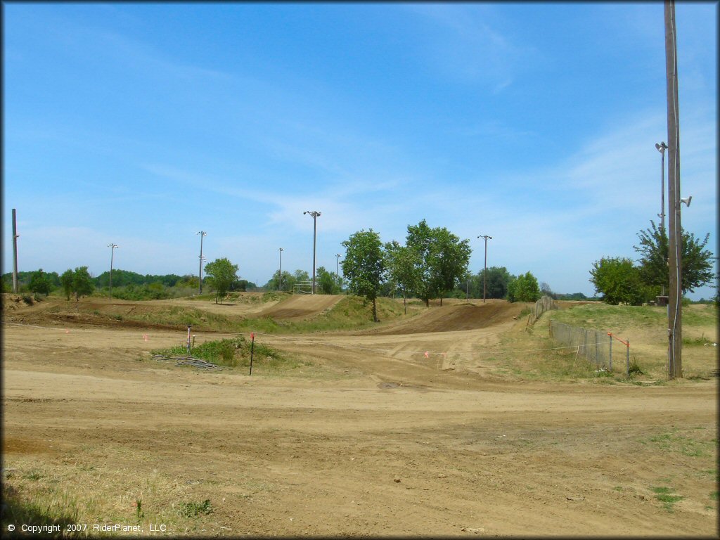 Some terrain at Riverfront MX Park Track