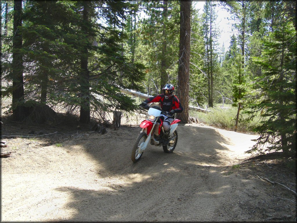 Honda CRF Motorbike at Twin Peaks And Sand Pit Trail