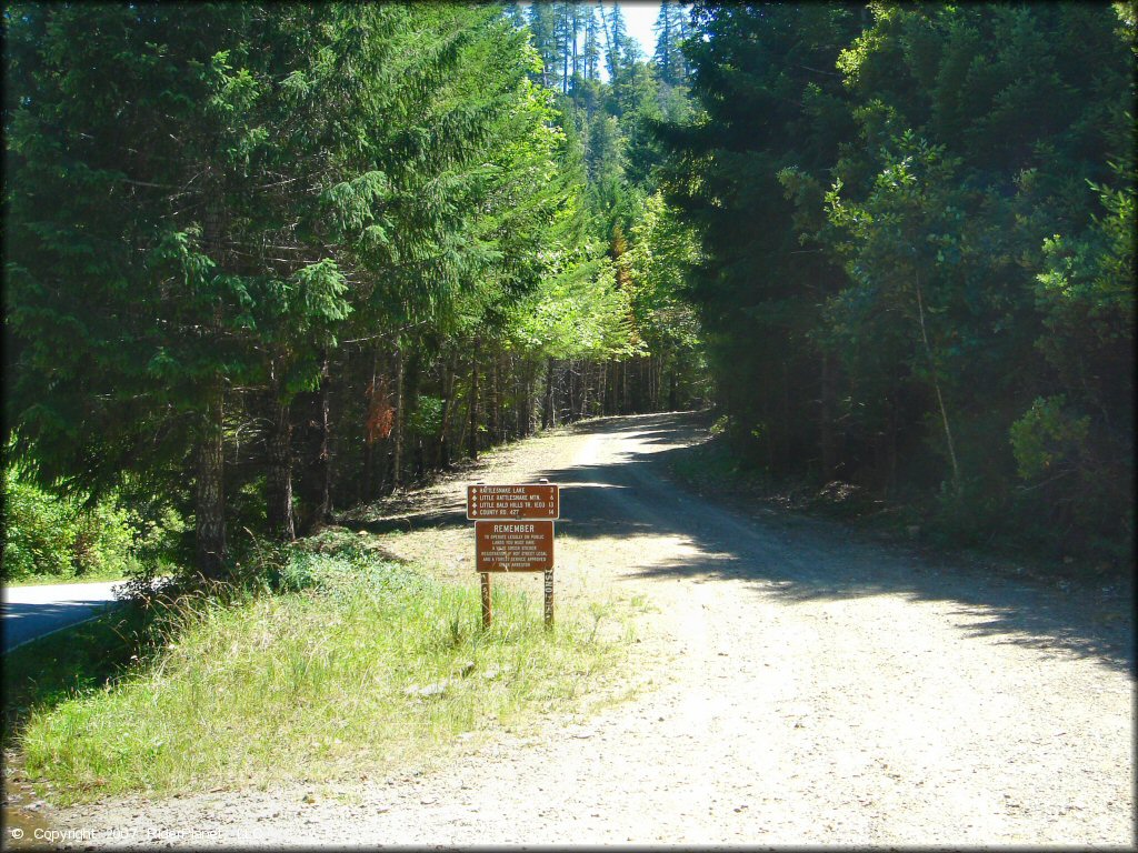 RV Trailer Staging Area and Camping at Rattlesnake Ridge Area Trail