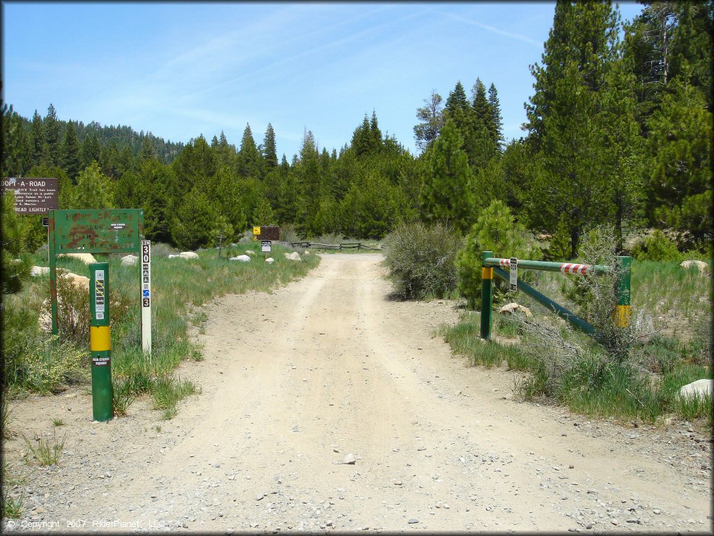 Some terrain at Twin Peaks And Sand Pit Trail