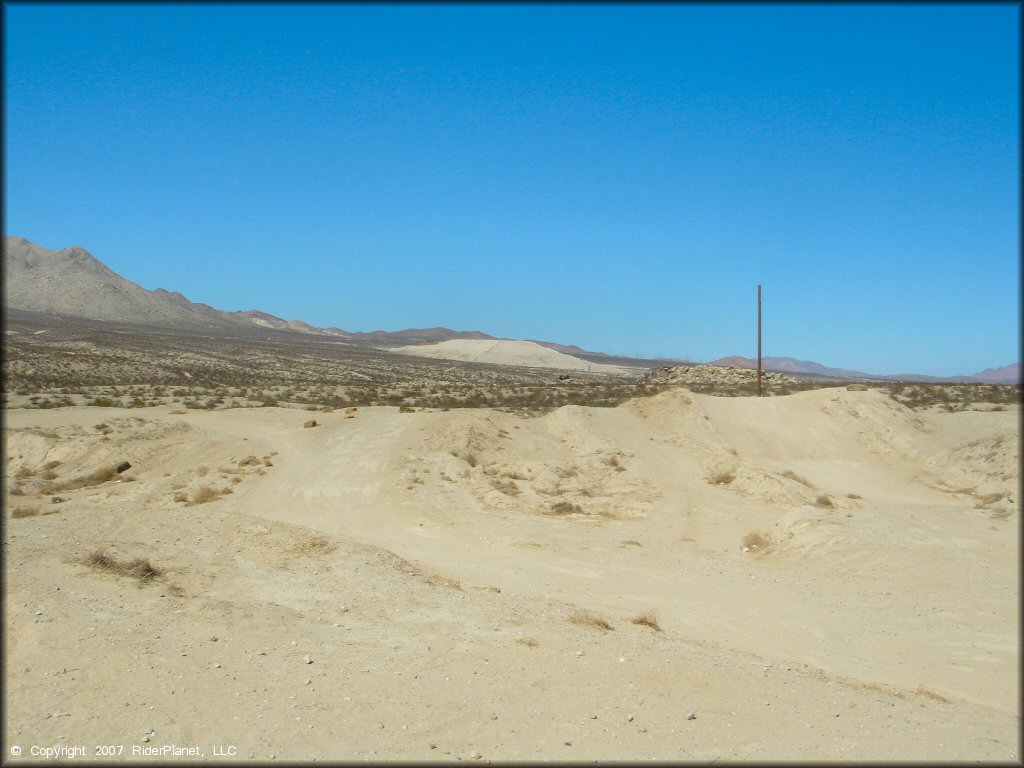 A trail at Adrenaline Motocross Park Track