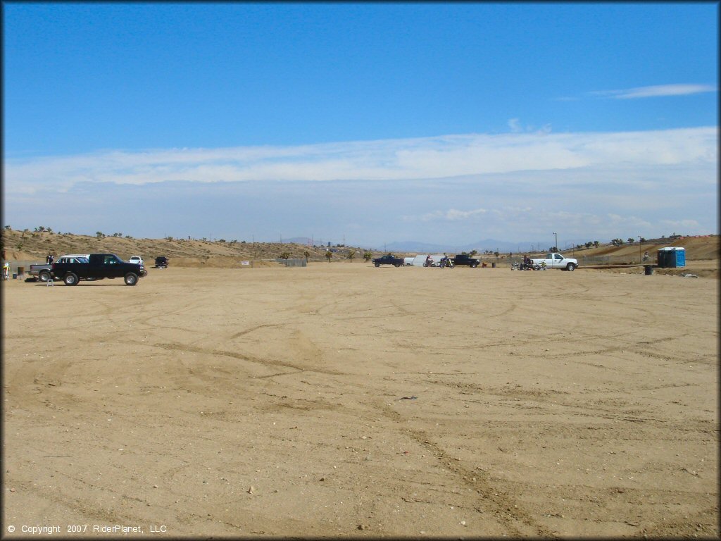 RV Trailer Staging Area and Camping at Competitive Edge MX Park Track