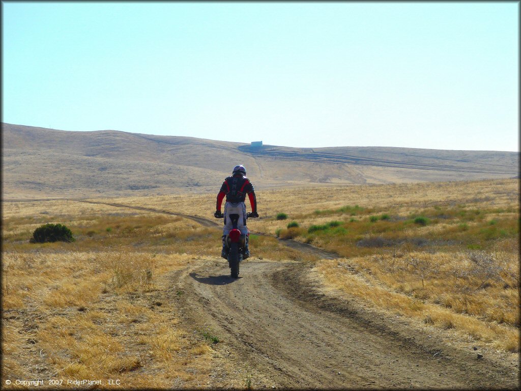 Honda CRF Motorcycle at Jasper Sears OHV Area Trail