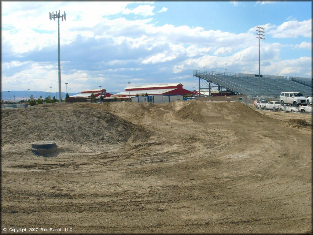 Some terrain at AV Motoplex Track