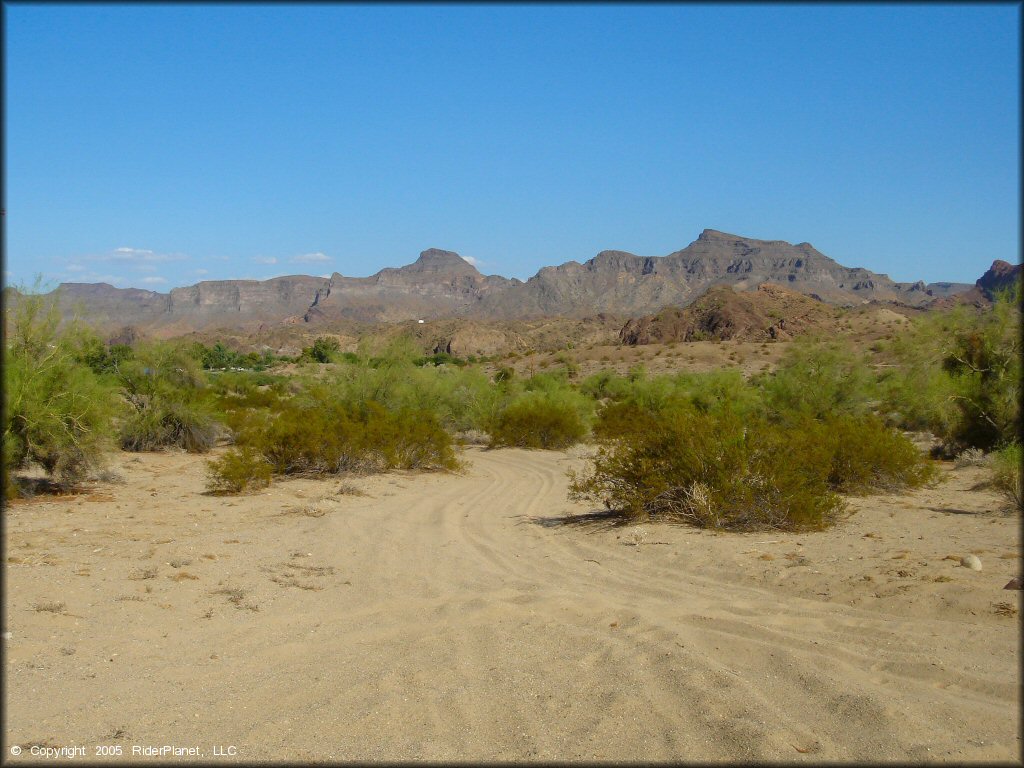 A trail at Copper Basin Dunes OHV Area