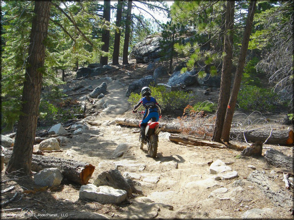 Honda CRF Motorcycle at Corral OHV Trail