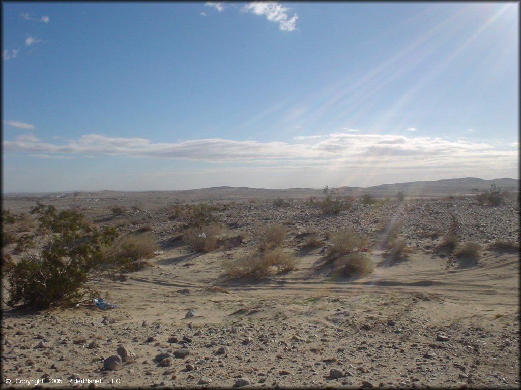 Some terrain at Ocotillo Wells SVRA Trail