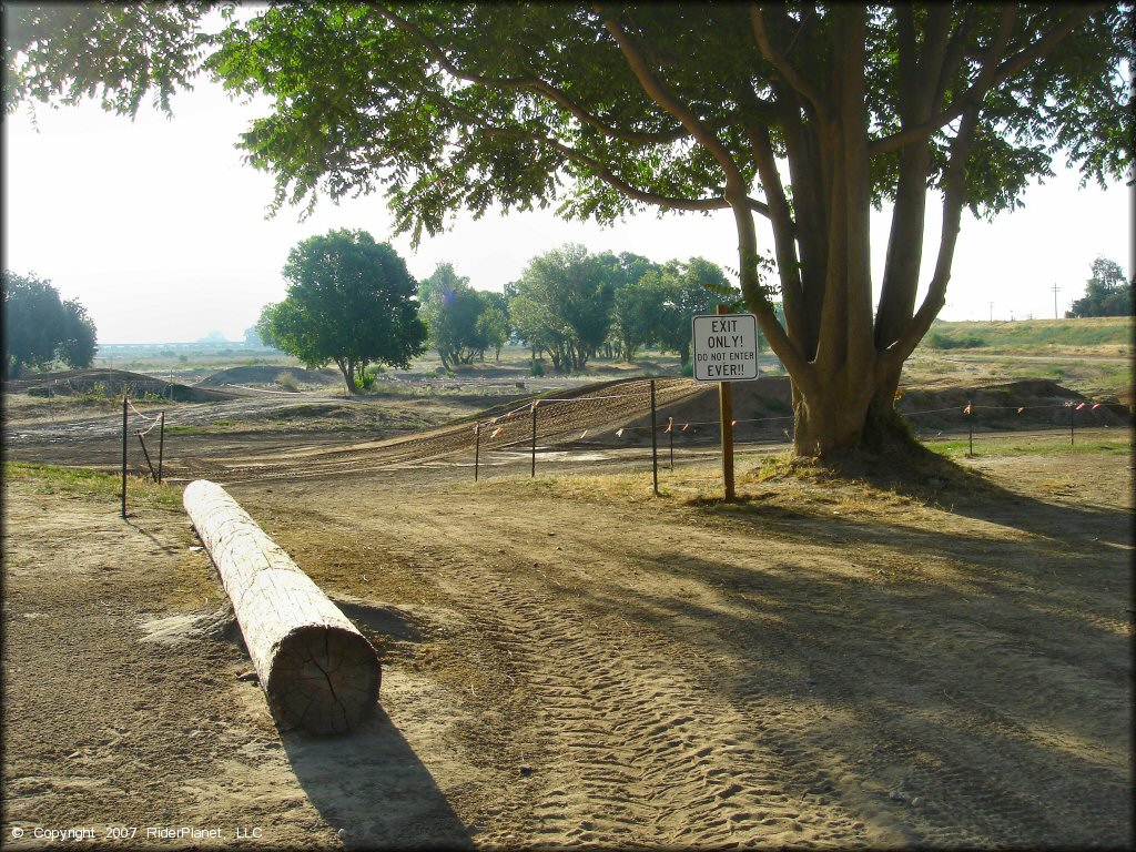 Terrain example at E-Street MX Track