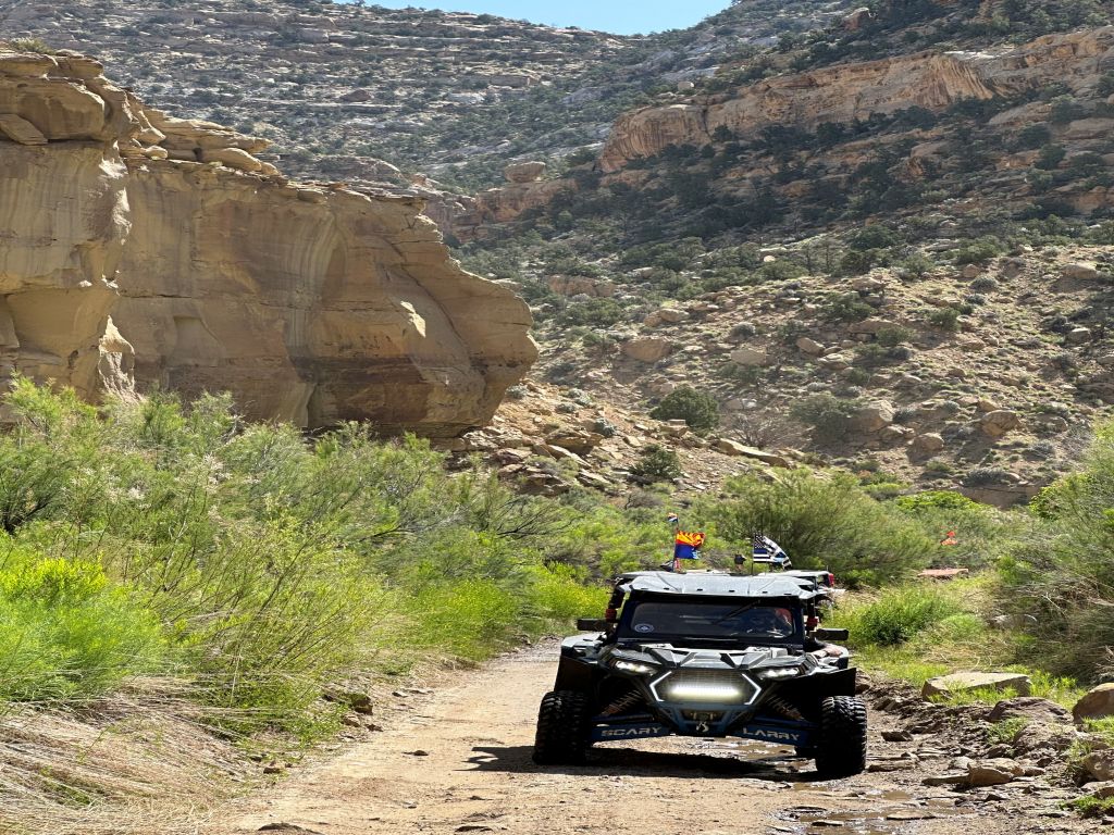 Adventure Unveiled - SXS Guided Overnight Ride from Big Water to Escalante, Utah