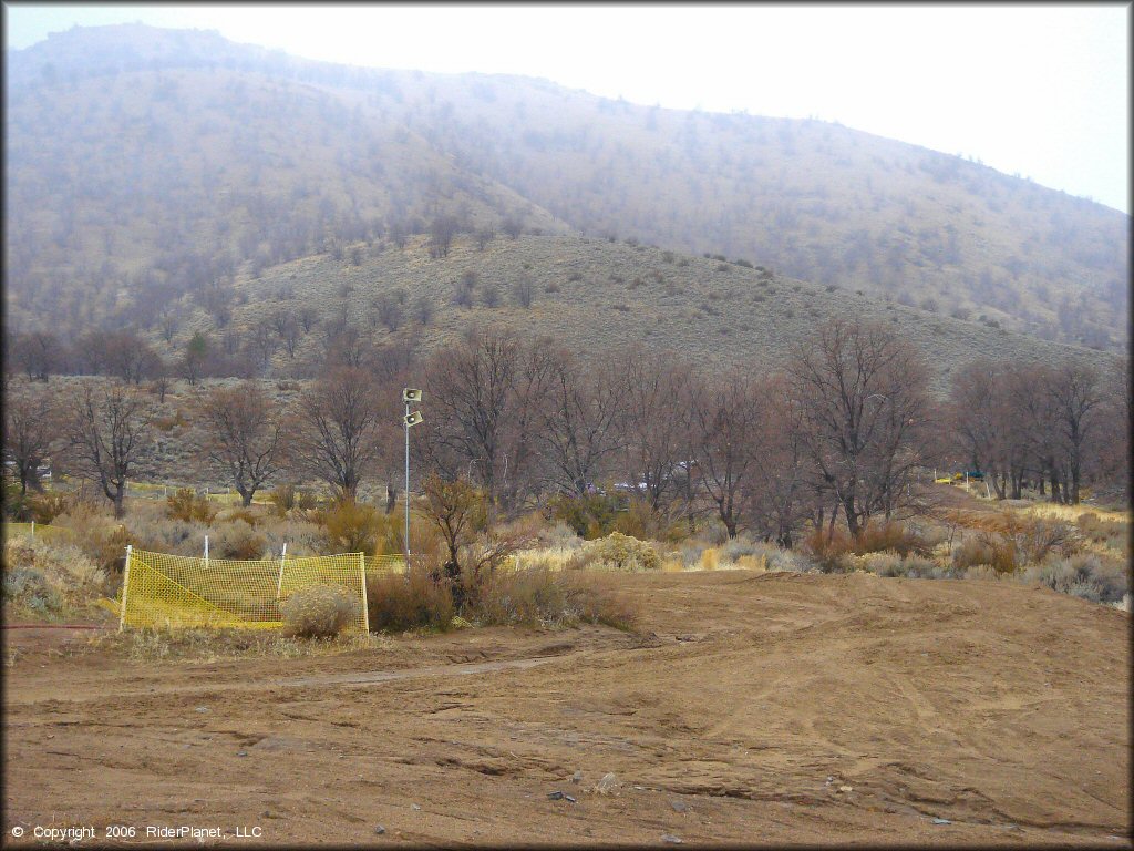 A trail at Honey Lake Motocross Park Track